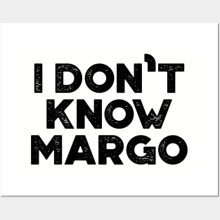 I Don't Know Margo Funny Christmas Vintage Retro Posters and Art